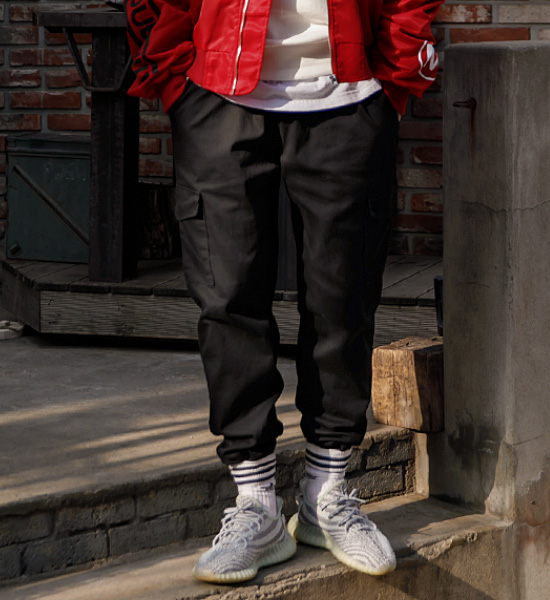 (M-4XL)<BR>넛찌 松紧带 慢跑裤 <br><font color="#098a09"><B>选择长度 (基础,长款+10cm)</B></font>
