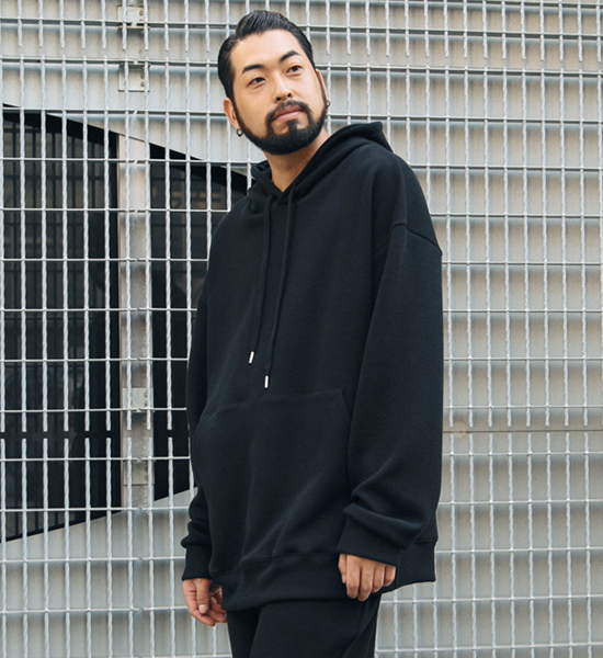 (L-5XL)<BR>할랜드 带帽针织衫+샌더스 松紧带裤