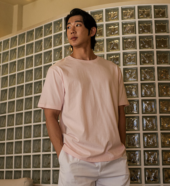 (M-6XL)<br>옹기종기 圆形短袖连体衣 <br><font color="#098a09"><B>选择长度 (基础,长款+6cm)</B></font>