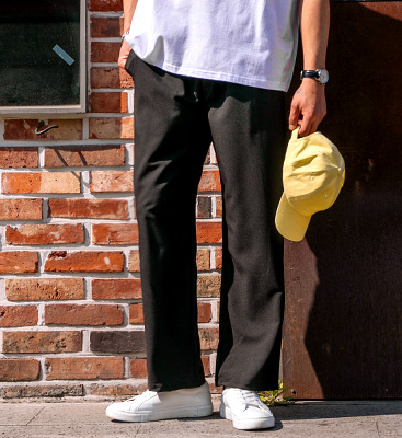 (M-6XL)<BR>우웨이스 广泛的 松紧带裤