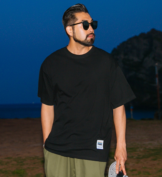 (L~5XL)<br>스웨그패치 短袖T恤