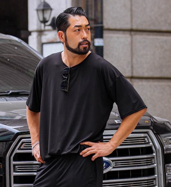 (L-5XL)<BR>퓨즈 아이스 短袖T恤