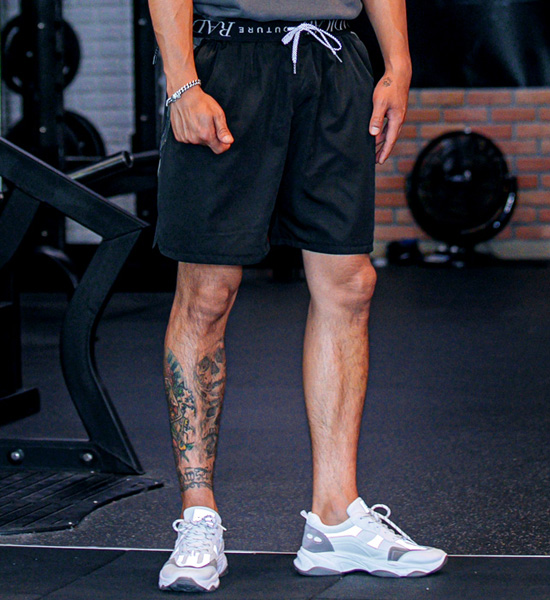 (XL-4XL)<BR>애슬릿 运动服 短裤<br><font color="#072c81"><B>[ W.DNA ]</B></font>