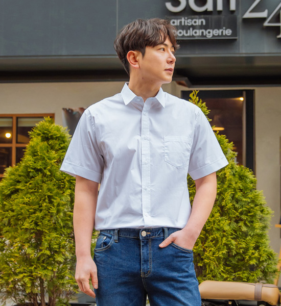 (M~5XL)<br>오덤 短袖衬衫