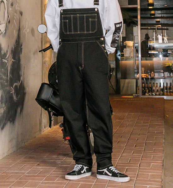 (L-5XL)<BR>보위 背带裤