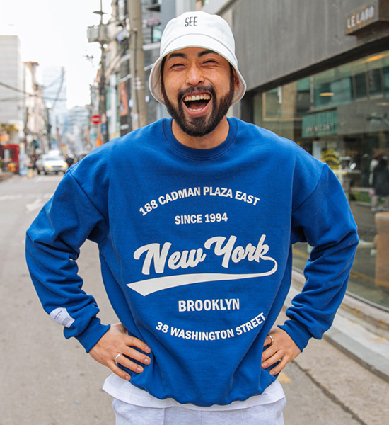 (XL-6XL)<br>캐드맨 뉴욕맨투맨