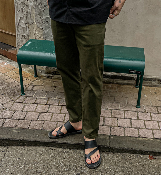 (M-4XL)<BR>로콤 修身 松紧带裤 H4006<br><font color="#fb5ec9"><B>[1+1]</B></font>