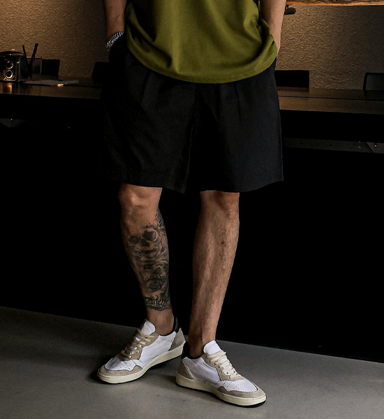 (M-6XL)<br>마르타 松紧带短裤<br><font color="#fb5ec9"><B>[1+1]</B></font>
