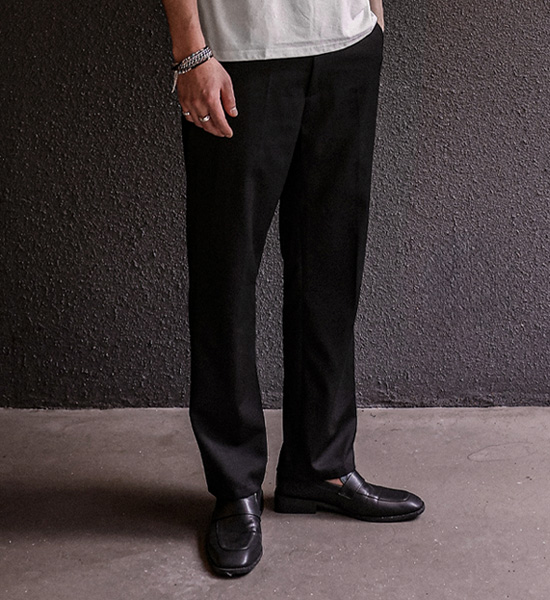 (28-38)<br>모리어타 修身 秘密绑带 宽松长裤<br><font color="#224f20"><b>*选择长度 (长款,短)</b></font><br><font color="#fb5ec9"><B>[1+1]</B></font>