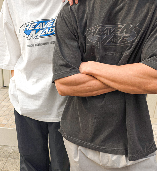 (XL-6XL)<BR>헤븐메이드 颜料 短袖T恤
