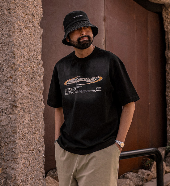 (L-5XL)<BR>노니아스 颜料 短袖T恤 5618
