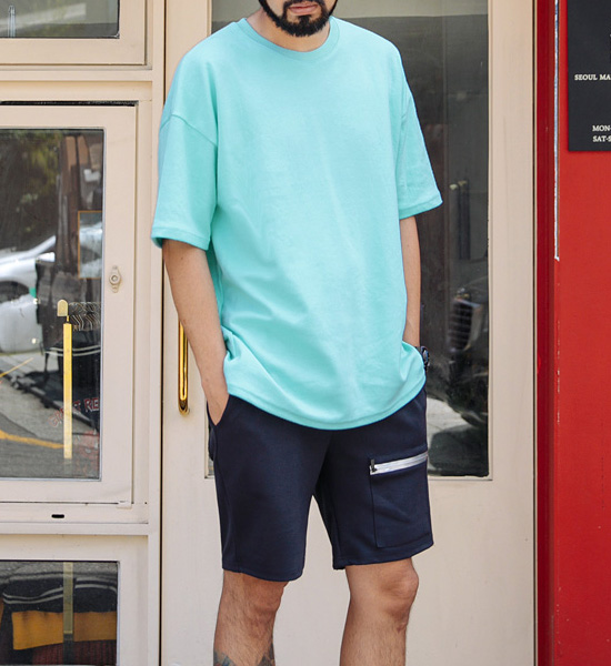(M~5XL)<br>꼭필요해 短袖T恤<br><font color="#fb5ec9"><B>[1+1]</B></font>
