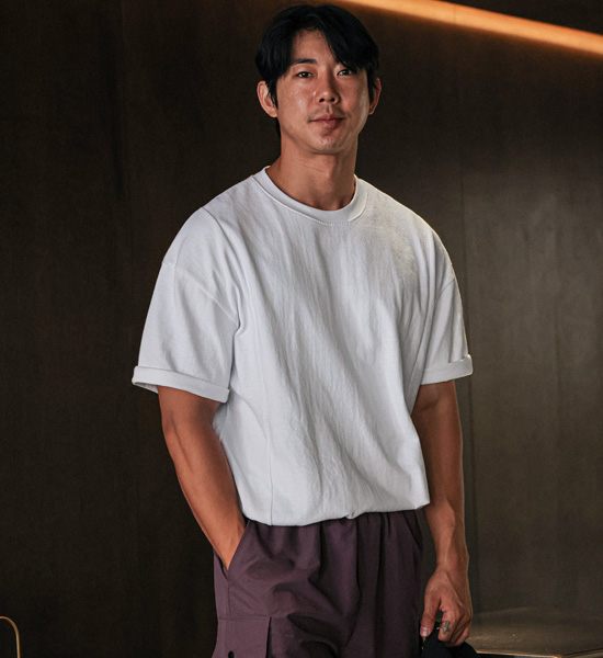 (XL-6XL)<br>필라스퍼 覆盖乳头 剪裁短袖连体衣 <br><font color="#098a09"><B>选择长度 (基础,长款+6cm)</B></font>