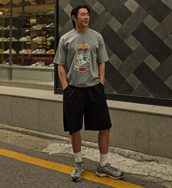 (L-5XL)<BR>리베요 百慕大 松紧带短裤