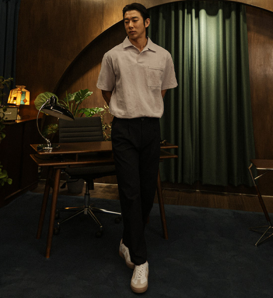 (L-5XL)<br>순간적인 亚麻开领衫