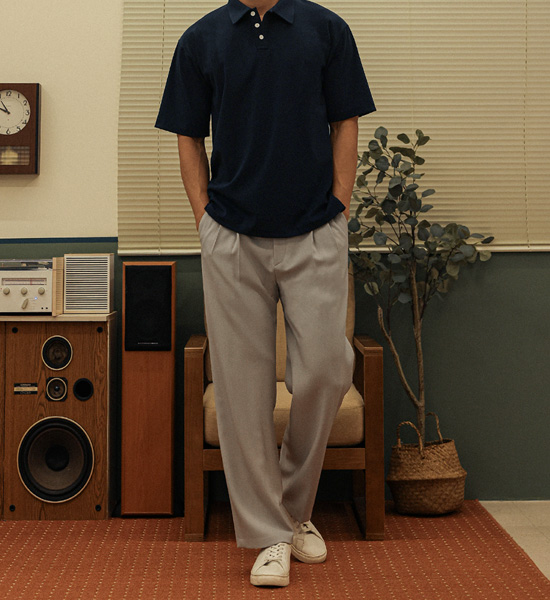 (L-4XL)<BR>나우자스 短袖领衬衫