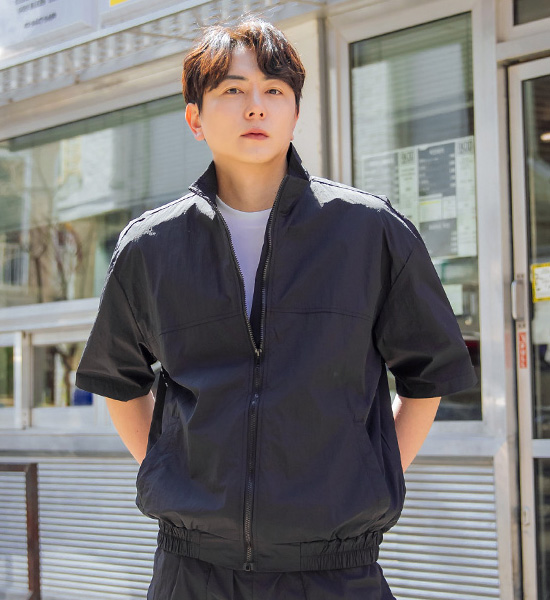 (L-6XL)<br>클루이 短袖 拉链卫衣
