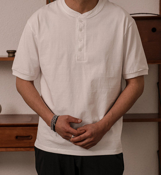 (XL-6XL)<BR>리즈토 亨利颈 短袖T恤