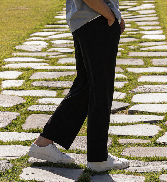 (M-5XL)<BR>바바디 标准配合 松紧带裤