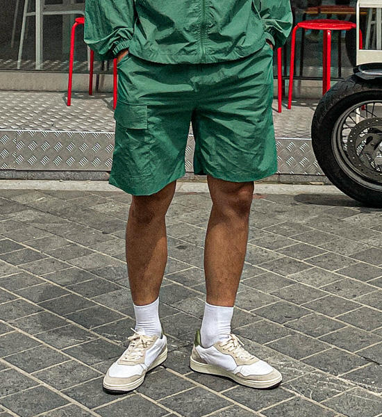 (M-6XL)<BR>코로트 尼龙拉链 82301+스토지 尼龙 货物绑带短裤 82301