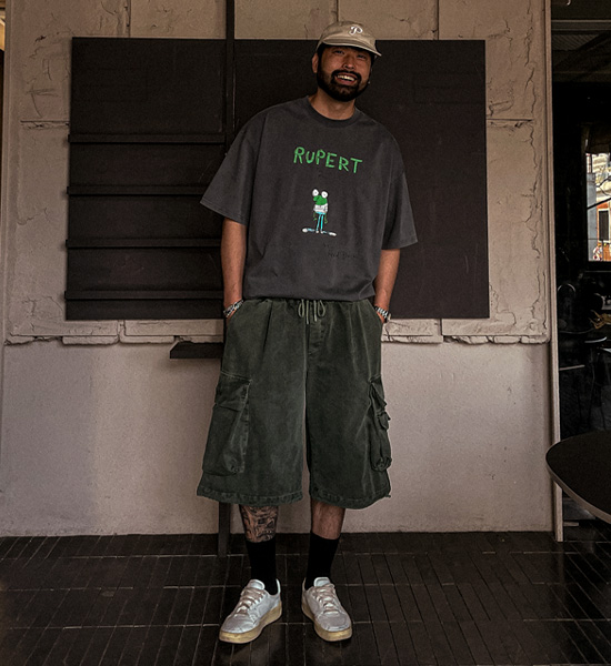 (XL-6XL)<BR>라고닌 颜料 百慕大 短裤