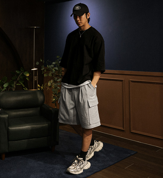 (XL-6XL)<br>럭커 分层 短袖T恤