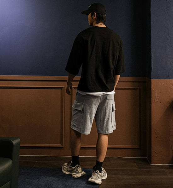 (XL-6XL)<br>럭커 分层 短袖T恤