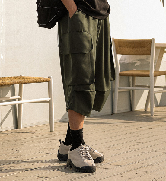 (XL-6XL)<BR>미슈콜 百慕大 货物绑带短裤