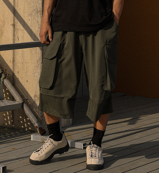(XL-6XL)<BR>미슈콜 百慕大 货物绑带短裤