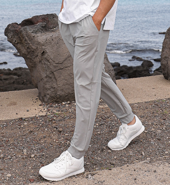(L-6XL)<BR>치야다 束腿松紧带裤<br><font color="#fb5ec9"><B>[1+1]</B></font>