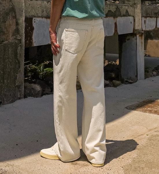 (S-5XL)<BR>하멜린 半宽配合 棉裤 D586