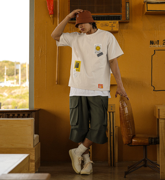 (XL-6XL)<BR>쇼프론 短袖T恤