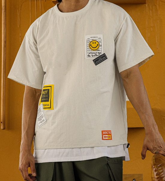 (XL-6XL)<BR>쇼프론 短袖T恤