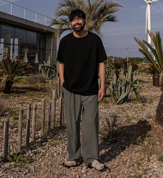 (M-4XL)<br>안드로스 半宽配合 松紧带宽松裤