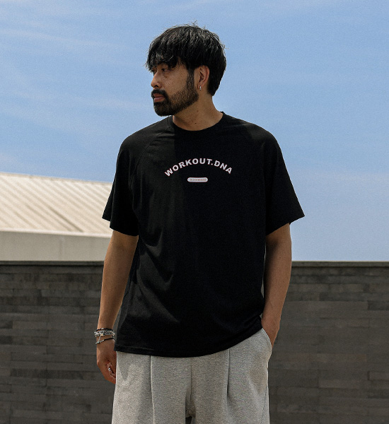 (L-5XL)<br>아르세트 模态的 短袖T恤 T029<br><font color="#072c81"><B>[ W.DNA ]</B></font>