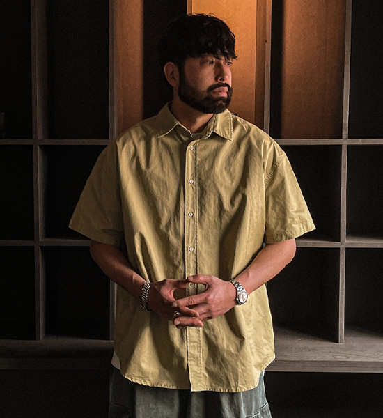 (M-6XL)<BR>니아몬 短袖衬衫 N1599