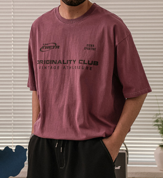 <font color="#FF0000">[Big ing EVENT 商品]</font><br>(XL-6XL)<BR>도니키 颜料 短袖T恤