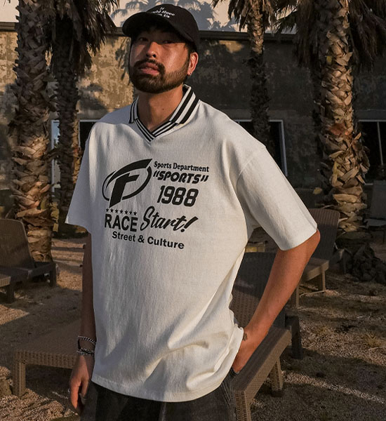 (XL-6XL)<br>트란카스 开领 短袖T恤 T031
