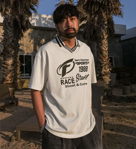 (XL-6XL)<br>트란카스 开领 短袖T恤 T031