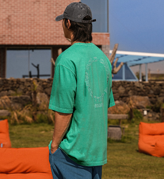 <font color="#FF0000">[Big ing EVENT 商品]</font><br>(XL-6XL)<BR>차스코무 颜料 短袖T恤