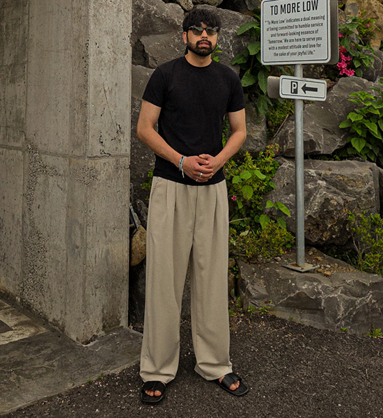 (M-4XL)<br>바랑카 广泛适用 松紧带宽松裤