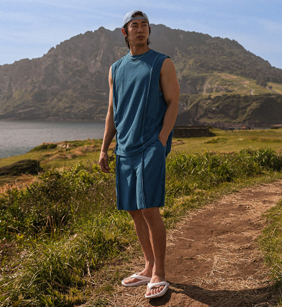 리보피 타올지 松紧带短裤