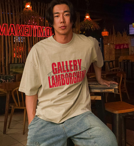 (XL-4XL)<BR>자코비나 颜料 短袖T恤