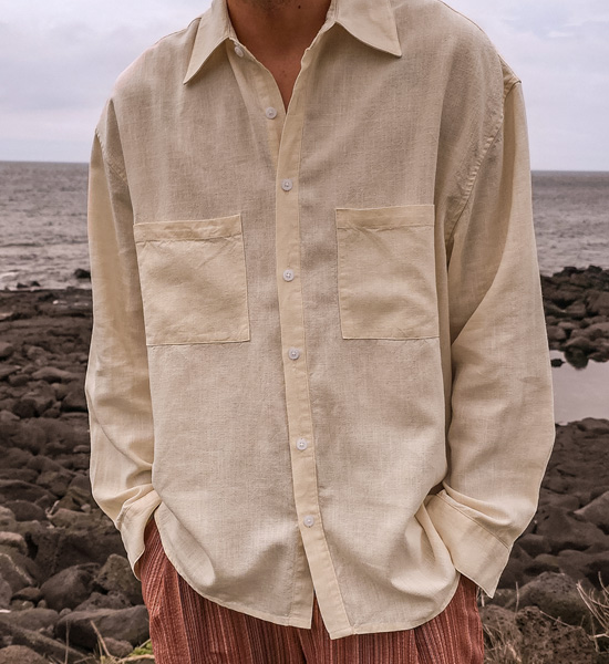 (M-6XL)<BR>로사린 亚麻衬衫 B2516