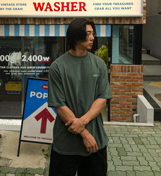 (L-5XL)<br>자비도프 颜料 短袖T恤