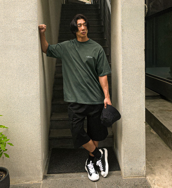 (L-5XL)<br>자비도프 颜料 短袖T恤