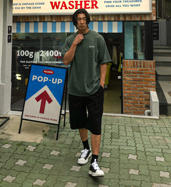 (L-5XL)<br>자비도프 颜料 短袖T恤