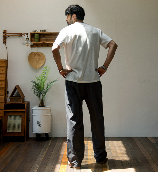 (L-5XL)<br>아바디아 半宽配合 松紧带裤