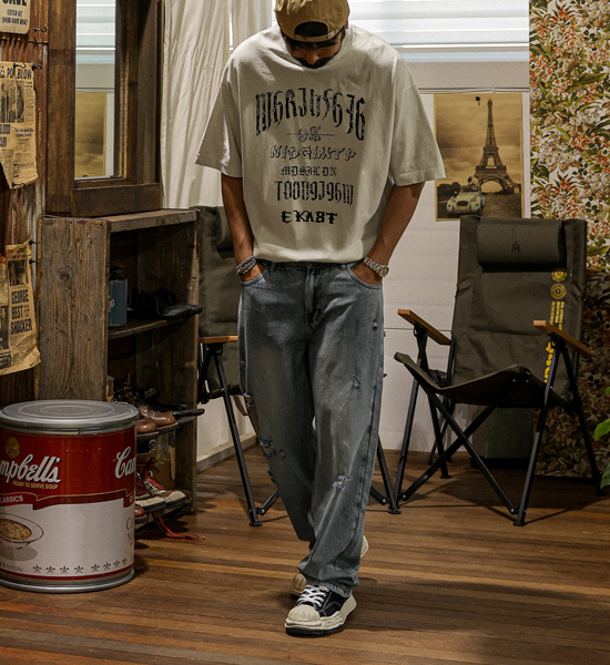 (XL-5XL)<BR>마하바드 短袖T恤 3268