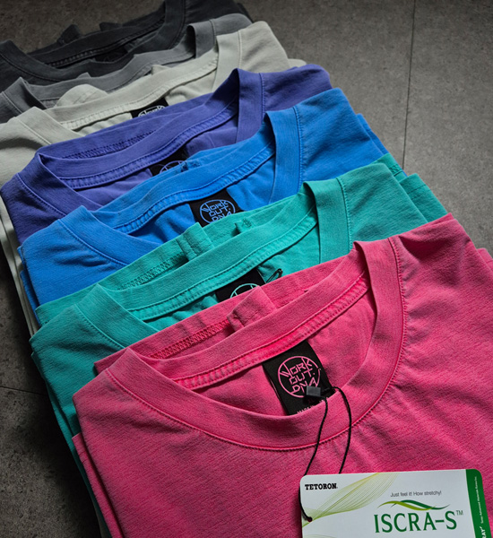 (XL-6XL)<br>포모나 颜料 短袖T恤 T027<br><font color="#072c81"><B>【 W.DNA 】</B></font>